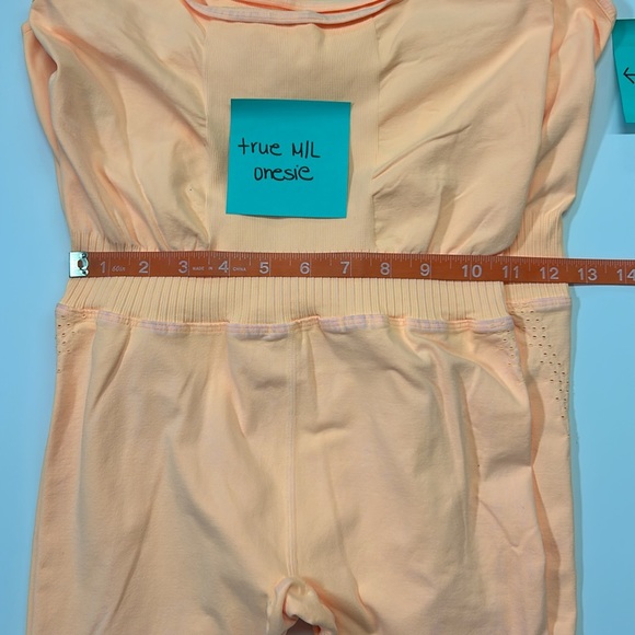 FP Movement Free People Good Karma Onesie Peach XL NWOT - Picture 10 of 13